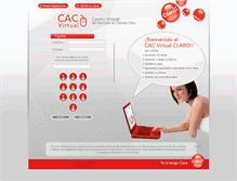 Tablet Screenshot of cacvirtualclaro.com.pa